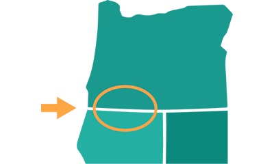 Impact Oregon map